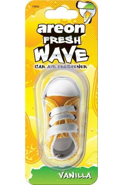 Areon Fresh Wave Quality Shoe Vanilla Car Air Freshener, FW03