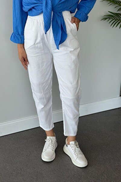 Şulemoda Giyim Beyzing Trousers White