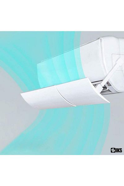 SIKS Air Conditioning Deflector, Cold Air Protection, Adjustable Length 56-100 Cm