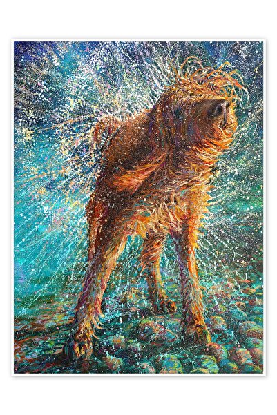 Jeronkarji Boncuklu İplikler 500 Parça Puzzle Yapboz Kedi Köpek Temalı Doğa v...
