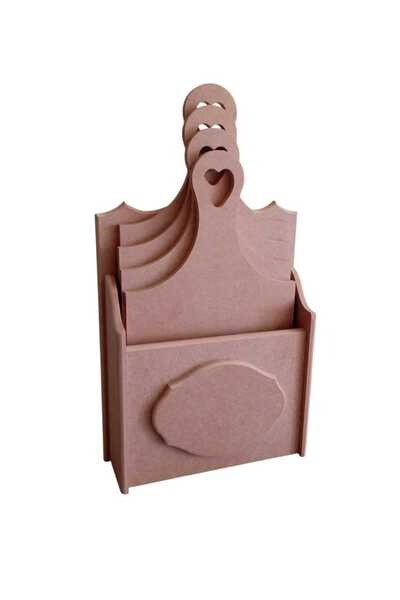 st koleksiyon hobi antika Decorative Mdf 4-Piece Presentation Board Set and Box