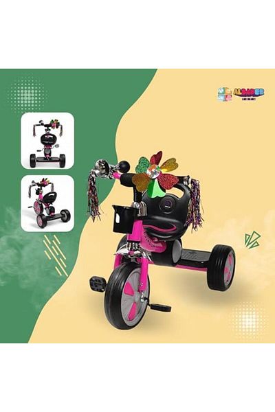 ALBADER Three Wheel Bike, Tricycle For Toddlers, Bicycle for Kids Toy With Sounds And Lights