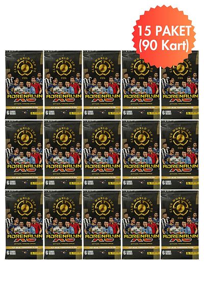 Toyika Panini Club World Cup 25 Licensed Original Trading Cards Cards Collection 6 X 15 Pack
