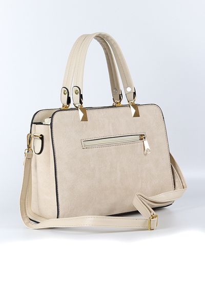 MOLDİVA Five Compartment Shoulder and Arm Bag with Adjustable Long Strap Vienna Leather