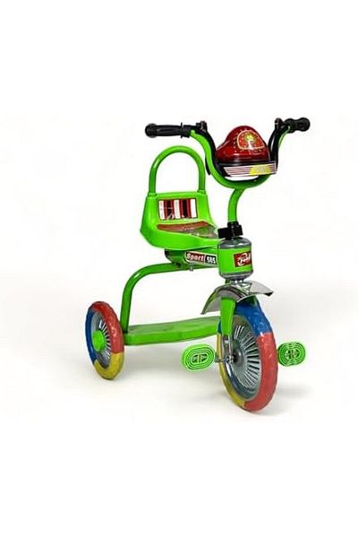ALBADER Tricycles For Kids, Children Bike With One Seat, Steel Trikes For Children With Music