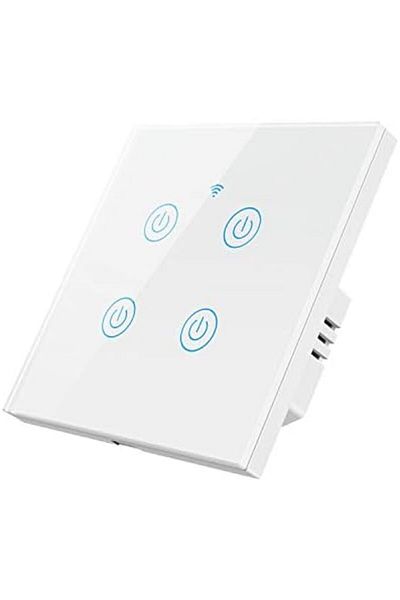 TAFASSELL A Mini Smart Wall Switch Touch Control Wi-Fi by Tuya, 170-240V, Compatible with Alexa and Google Hom
