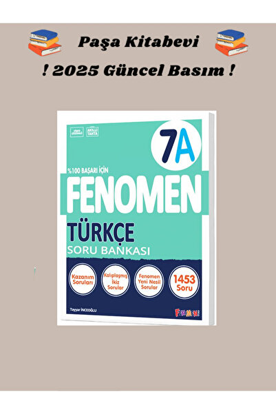 Fenomen Yayıncılık 7. Sınıf Türkçe (A) Soru Bankası