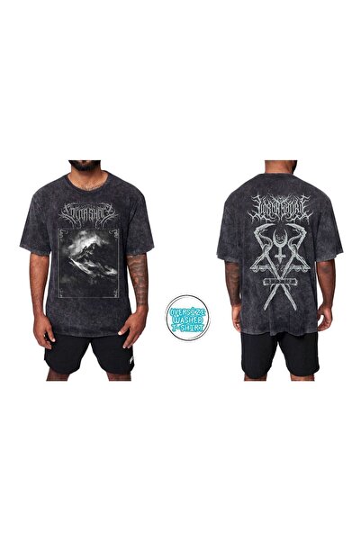 RİSE Μπλουζάκι Lorna Shore που πλένεται πάνω από το μέγεθός σας