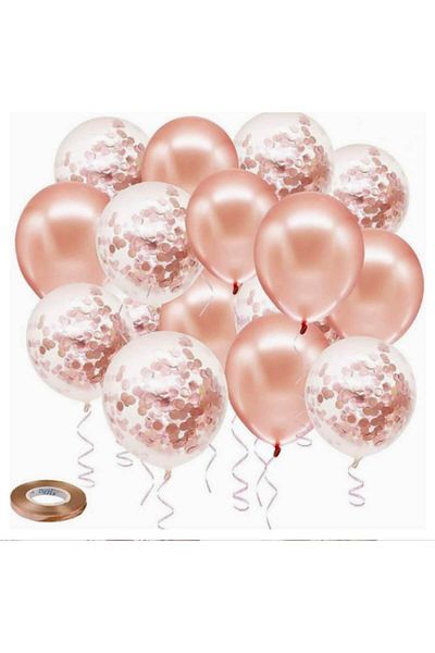 TrendiShop Set 50 balloons Caramiziu TrendiShop®, Premium Latex, Ideal for Parties and Festive Decor, Caramizi