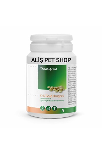 Röhnfried K+K Gold Dragees Altın Kaplamalı Hayvansal Protein Hapları 100 Adet