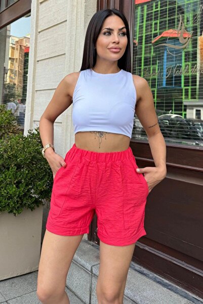 NEW LAVİVA Women's Linen Shorts - 700-2891