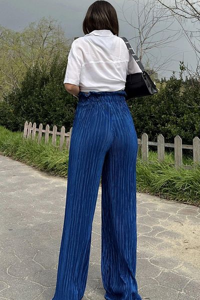 NEW LAVİVA Women's Wrinkled Pants - 700-3578