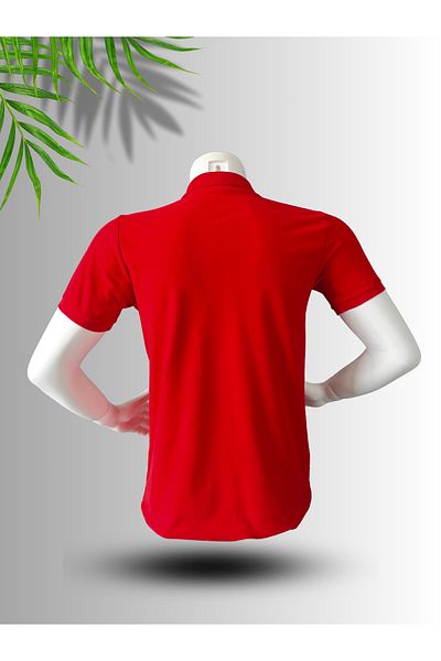 dafri 100% Cotton Polo Neck Combed T-Shirt