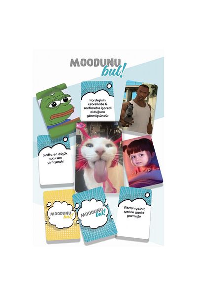LenoCards Find Your Mood Classic Mini Card Game