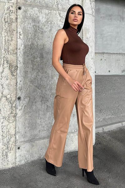 NEW LAVİVA Women's Leather Pants - 700-3691