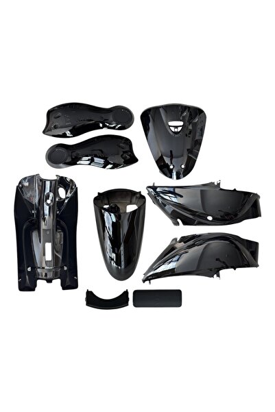 monero E-Bike Yuki Dünya Kaporta Seti (Siyah) (Kral Güneş, Stmax Dora) (Today Tipi)