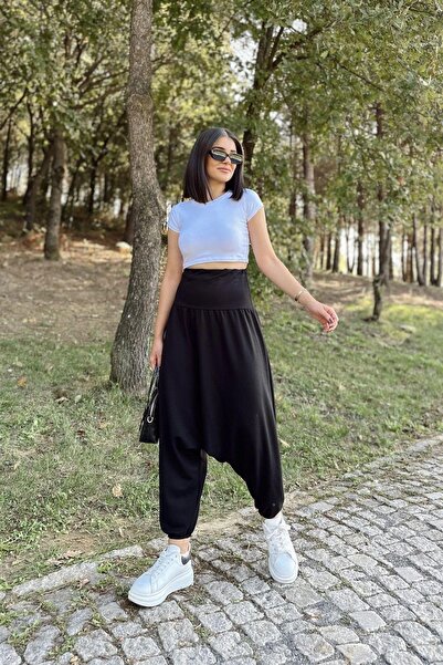 NEW LAVİVA Women's Black Baggy - 700-3466