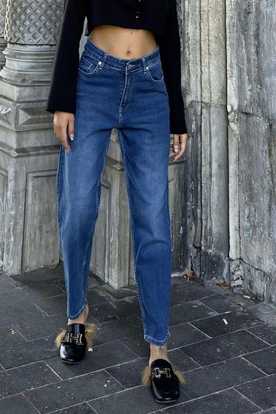 NEW LAVİVA Blugi albastri de damă - 700-KT0096