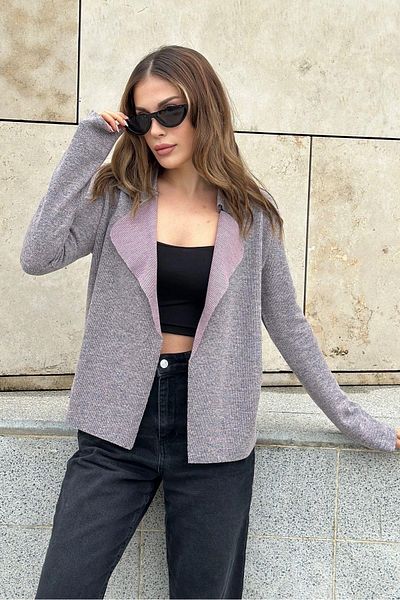 NEW LAVİVA Jachetă de damă pudră - 700-2975