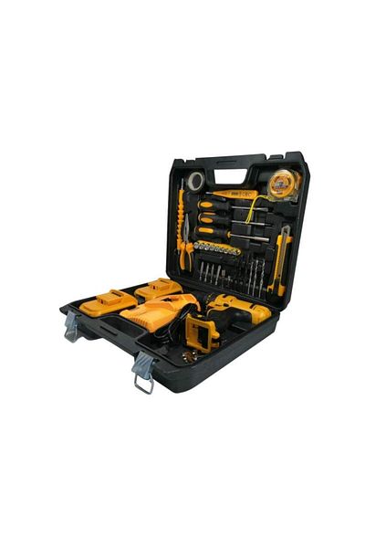 SIKS Variable Speed Drill Kit, 2 Batteries, 30 Accessories Included, for Drilling and Screwdriving