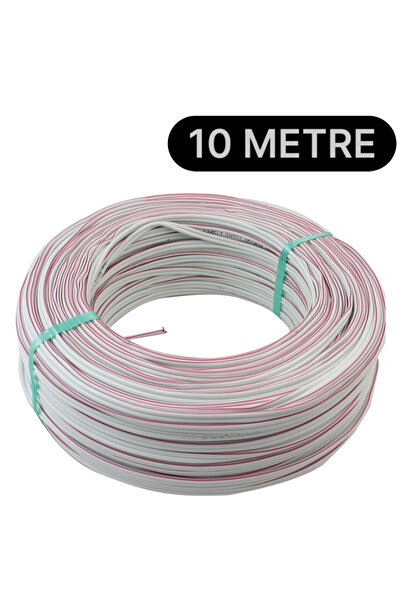 nelerbulurum 10 METRE 2*0,75 Hoparlör Ses Sitemi Kablosu - Hoporlör Elektrik ...