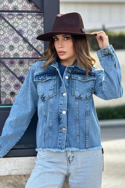 NEW LAVİVA Women's Denim Jacket - 700-Kt003