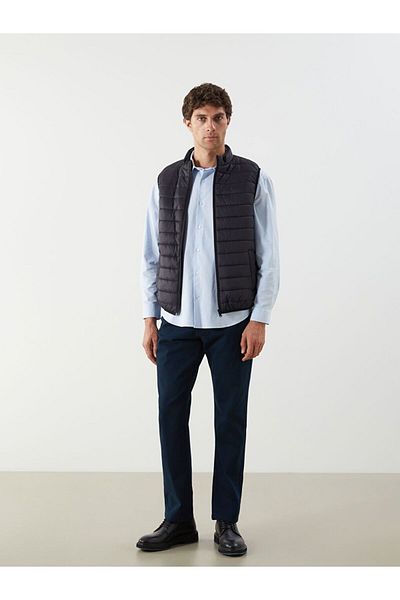 LC Waikiki LCWAIKIKI Classic Standard Mold Stand Collar Men's Puffer Vest