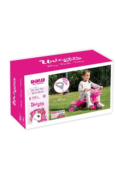 NEZADE STORE 2504 Unicorn My First Bike with Parent Handle