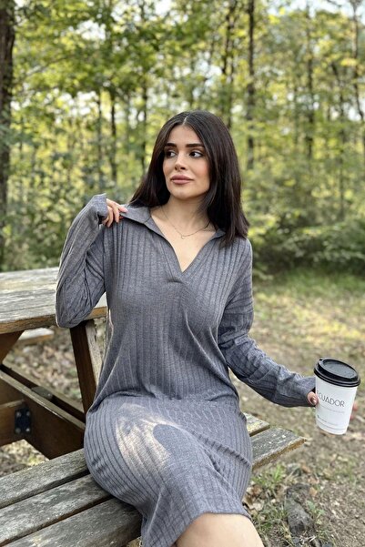 NEW LAVİVA Women's Knitwear Dress - 700-2988