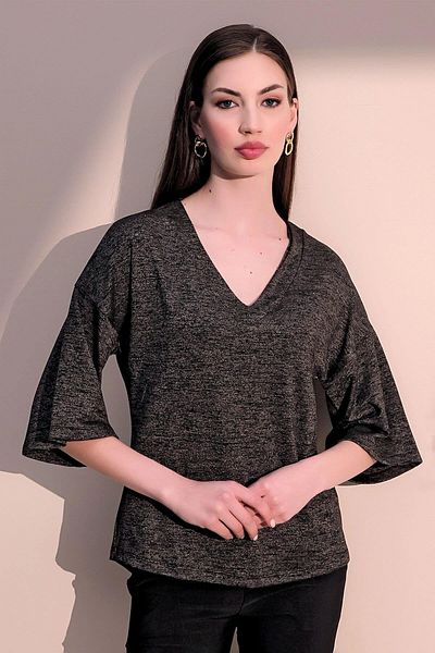 NEW LAVİVA Γυναικεία Χακί Casual Μπλούζα - 700-2991