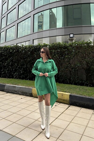 NEW LAVİVA Women's Green Tunic - 700-K4912