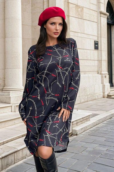 NEW LAVİVA Women's Navy Blue Dress - 700-t4008-1110