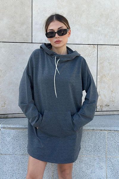 NEW LAVİVA Women's Anthracite Sweatshirt - 700-3476