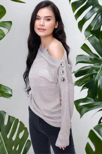 BEES JEANS Γυναικεία Μπλούζα Oversize - 700-2995