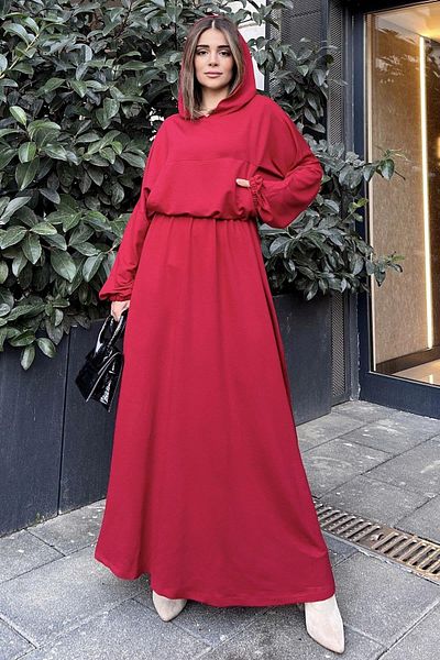 NEW LAVİVA Rochie roșie pentru femei - 700-3484