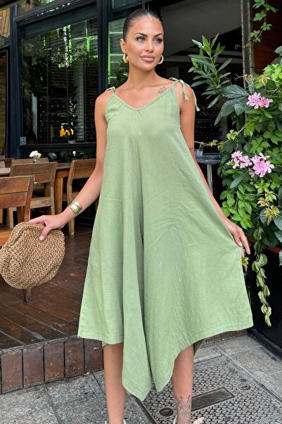 NEW LAVİVA Women's Muslin Jumpsuit - 700-3629