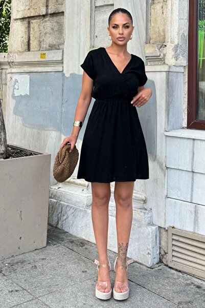 NEW LAVİVA Women's Black Dress - 700-3639