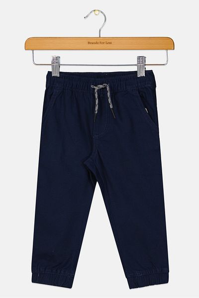 GAP بنطال رياضي سادة للأولاد الصغار، أزرق داكن