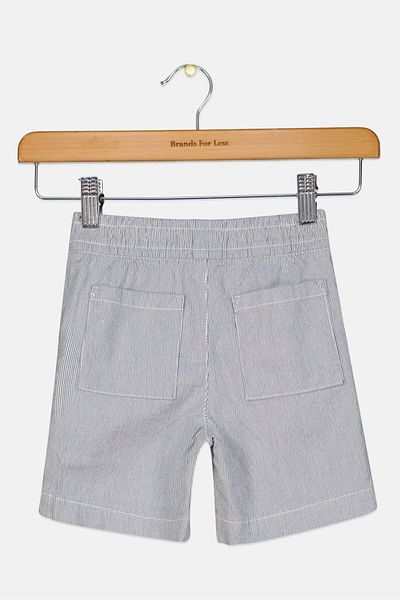 GAP Toddlers Boy Stripe Basic Short, Grey