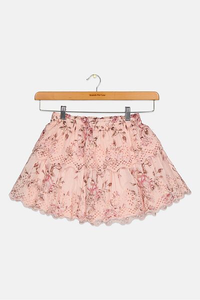 GAP Kids Girl Allover Print Mini Skirt, Multicolor