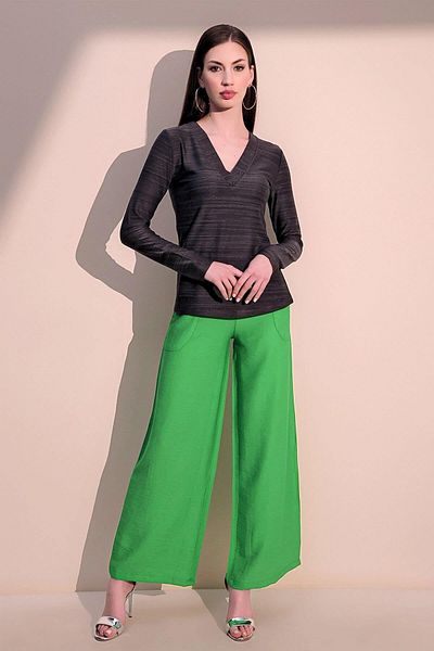 NEW LAVİVA Women's Anthracite Blouse - 700-3191