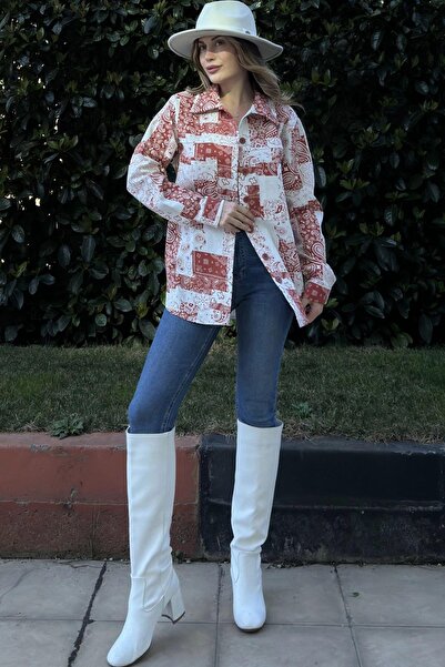 NEW LAVİVA Women's Red Shirt - 700-3551