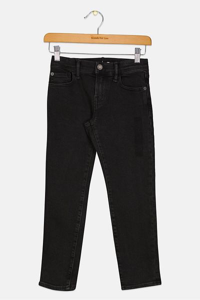 GAP Kids Boy Washed Denim Jeans, Black
