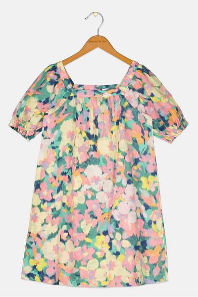 GAP Kids Girl Floral Print Dress, Multicolor