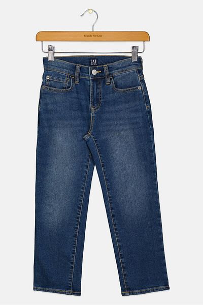 GAP Kids Boy Washed Stretchable Denim Jeans, Blue