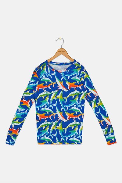 GAP Kids Boy 2 Pieces Allover Print Long Sleeves Top And Bottom Pajama Set, Multicolor