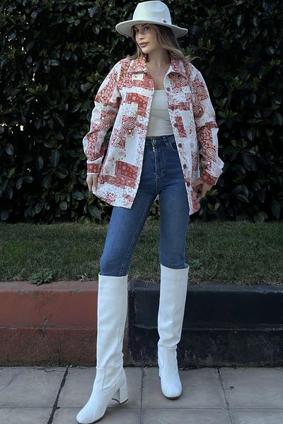 NEW LAVİVA Women's Red Shirt - 700-3551