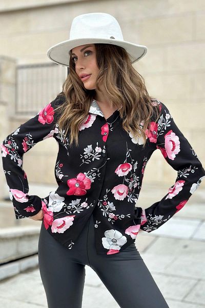 NEW LAVİVA Cămașă roz pentru femei - 700-2711