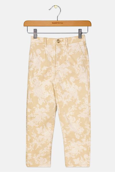 GAP Kids Girl Floral Print Chino Pants, Multicolor