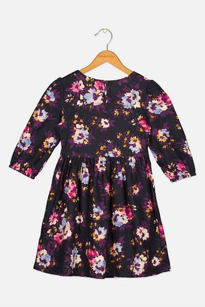 GAP Kids Girl Floral Print Casual Dress, Multicolor